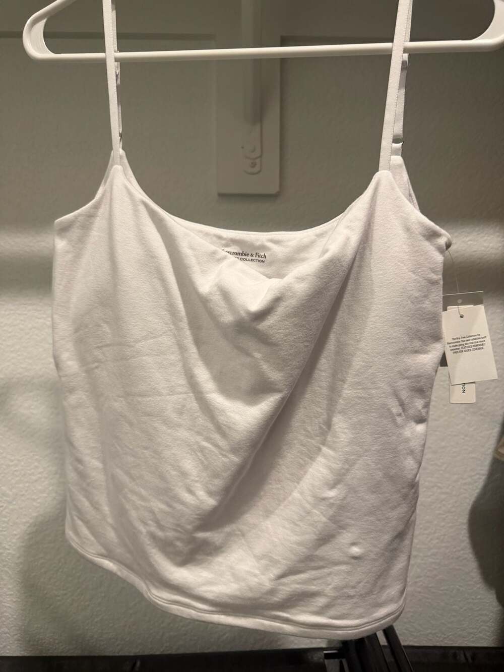 Abercrombie & Fitch The Bra-Free Collection Cami Size X Large White